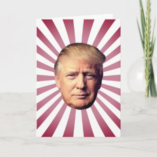 DONALD TRUMP BIRTHDAY CARD KARTE