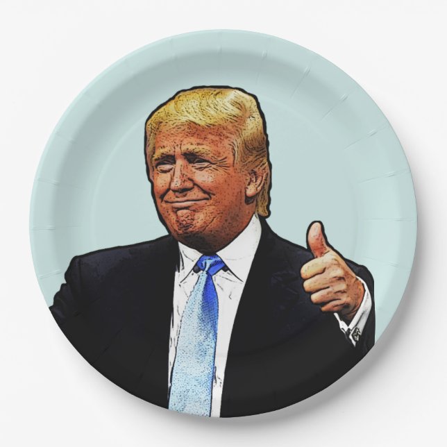 DONALD TRUMP BIRTHDAY PARTY PAPER TELLER (Vorderseite)