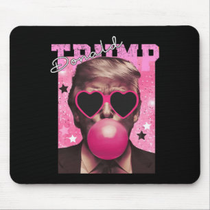 Donald Trump Bubble Gum Pink Sungles Mousepad