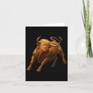 Donald Trump Bull Shirt - Mit Präsident Trum wild Karte