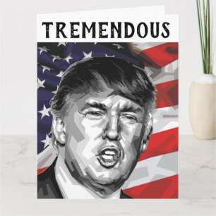 DONALD TRUMP CARTE D'ANNIVERSAIRE TRÈS AMUSANTE