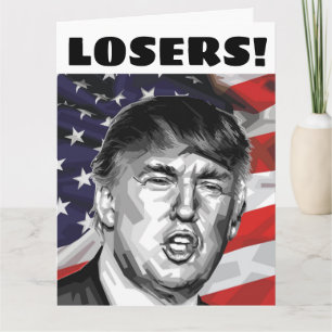 DONALD TRUMP CARTES DE FÊTES DES PÈRES "PERDANTS !