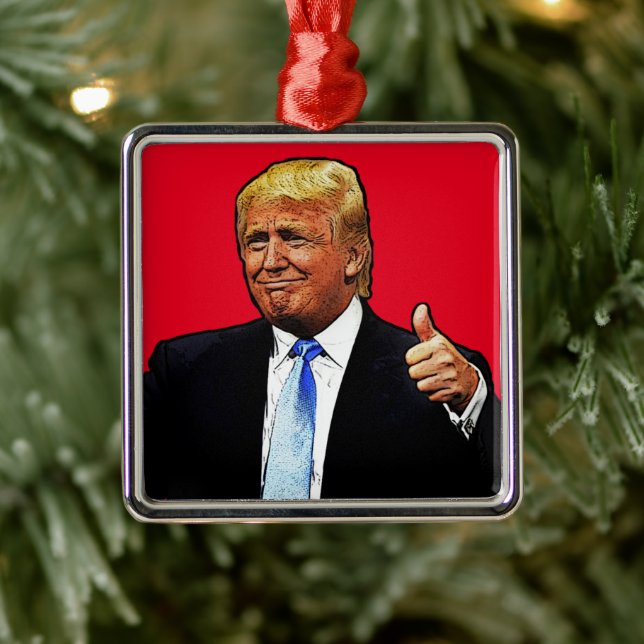 DONALD TRUMP CHRISTMAS 2024 Ornament (Baum)