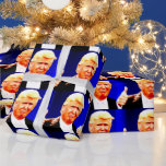 DONALD TRUMP CHRISTMAS Wrapping Paper Geschenkpapier<br><div class="desc">CHRISTMAS TRUMP WRAPPING PAPIER</div>