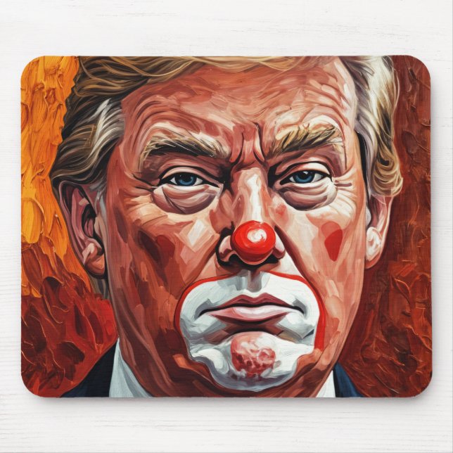 Donald Trump Clown Mousepad (Vorne)