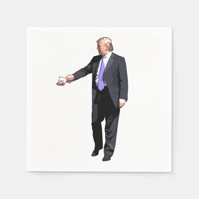 Donald Trump Cocktail Napkins Serviette (Vorderseite)