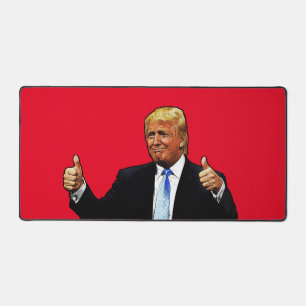 DONALD TRUMP COMPUTERDESTELLE SCHREIBTISCHUNTERLAGE