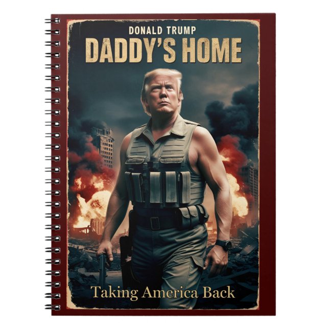 Donald Trump Daddys Zuhause-Einweihung Souvenir Notizblock (Vorderseite)