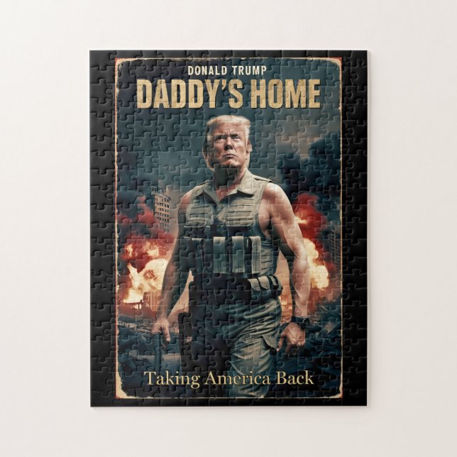 Donald Trump Daddys Zuhause Funny Christmas Movie (Vertikal)