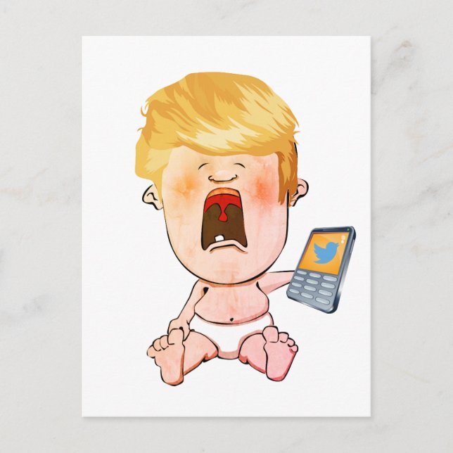 Donald Trump, das Baby Postkarte (Vorderseite)