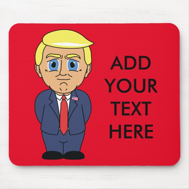 Donald Trump, der eingebildet schaut Mousepad (Vorne)