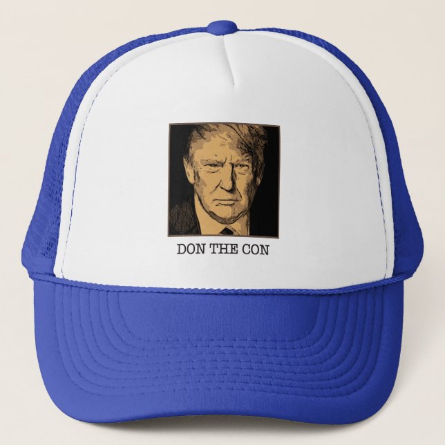 Donald Trump Don der Betrug Truckerkappe (Vorderseite)