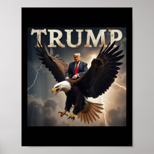Donald Trump Eagle Usa Präsident Amerika Poster