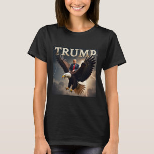 Donald Trump Eagle Usa Präsident Amerika T-Shirt