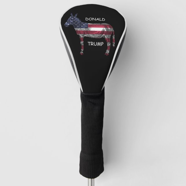 Donald Trump - ein welcher Esel Golf Headcover (Vorderseite)