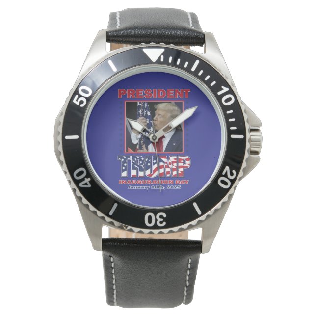 Donald Trump Einweihung 2025 Armbanduhr (Vorderseite)