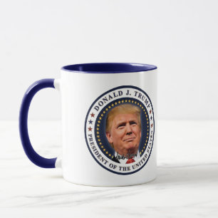 Donald Trump Einweihung Gold Sterne Souvenir Tasse