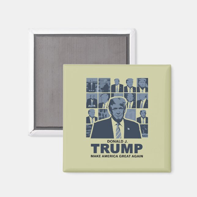 DONALD TRUMP ERA MAGNET (Vorderseite/Rückseite)