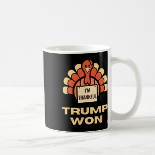 Donald Trump Erntedank Shirt Ich bin dankbar Donal Kaffeetasse