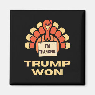 Donald Trump Erntedank Shirt Ich bin dankbar Donal Magnet