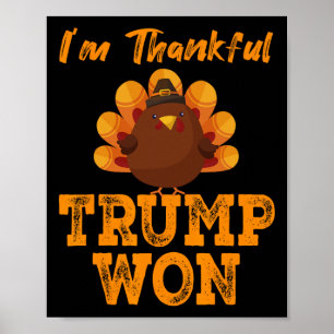 Donald Trump Erntedankfest wieder großartig Ich bi Poster