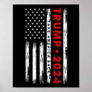 Donald Trump Erobert Amerika Zurück Amerikanische  Poster