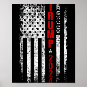 Donald Trump Erobert Amerika Zurück Amerikanische Poster