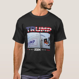 Donald Trump fährt Garbage Truck Garbage Truck Tru T-Shirt