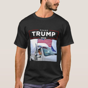 Donald Trump fährt in Garbage Truck Shirt Müll