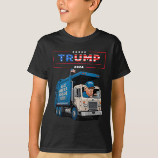 Donald Trump fährt in Garge Truck Shirt Garge für