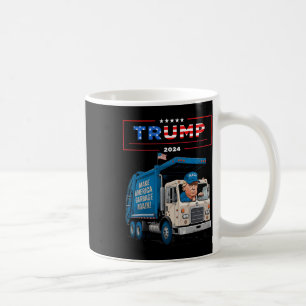 Donald Trump fährt in Garge Truck Shirt Garge für Kaffeetasse