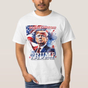 Donald Trump feiert Einweihung der Mens T-Shirt