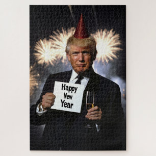Donald Trump feiert Neujahr im Stil