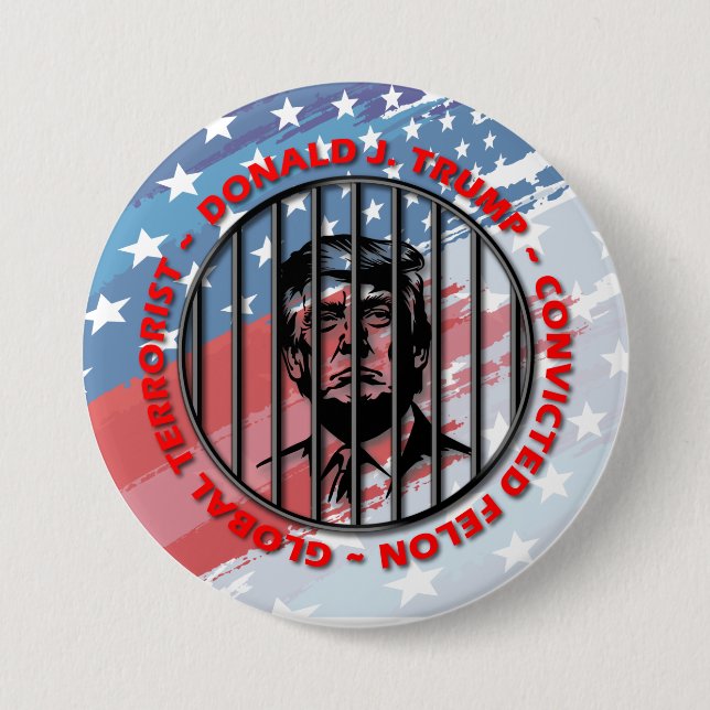 Donald Trump Felon Button (Vorderseite)