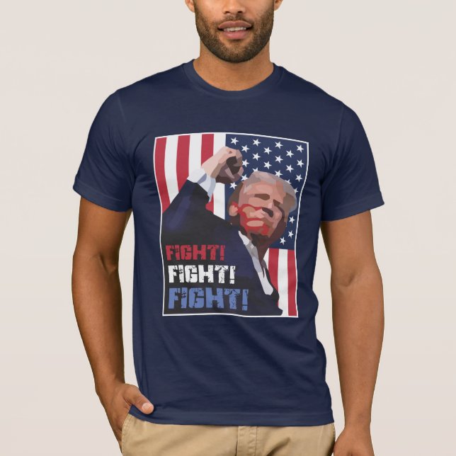 Donald Trump Fist Pump KAMPF! T-Shirt (Vorderseite)