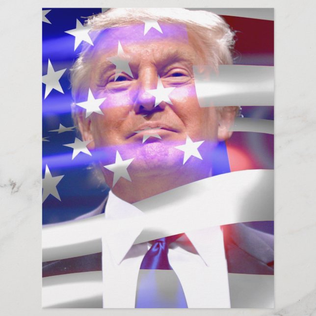 Donald Trump-Flagge (Vorderseite)