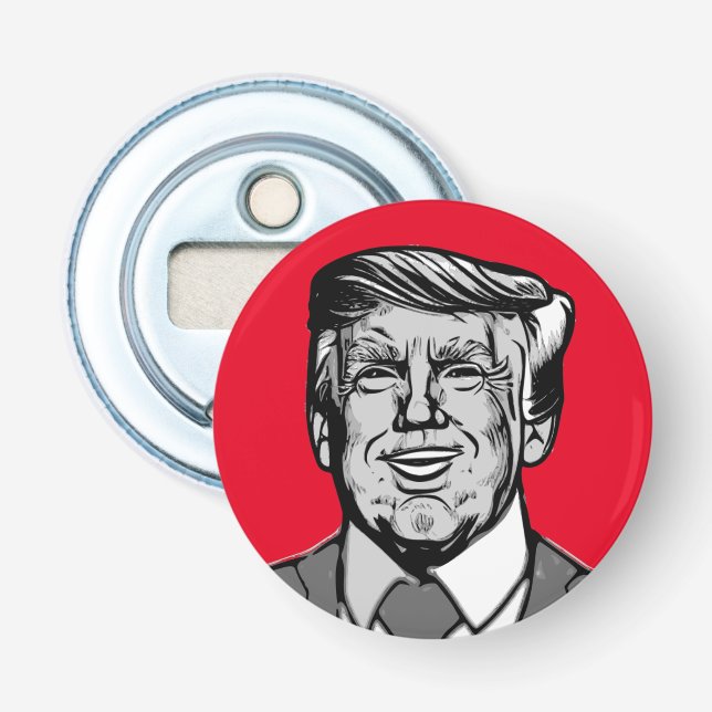 DONALD TRUMP FLASCHENÖFFNER (Vorderseite)