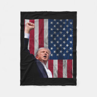 Donald Trump Fleecedecke