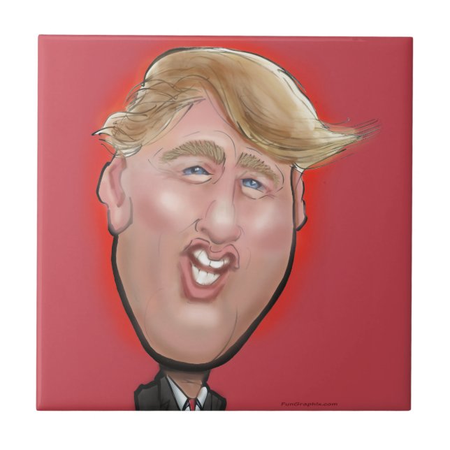 Donald Trump Fliese (Vorderseite)