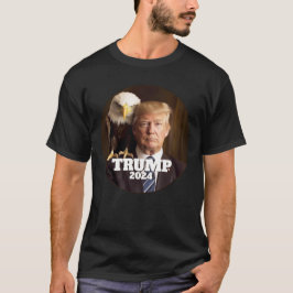 Donald Trump-Foto 2024 - Glatzenadler auf Schulter T-Shirt