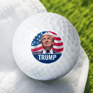 Donald Trump Foto - Präsident 2024 Golfball