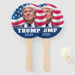 Donald Trump Foto - Präsident 2024 - Parade Fächer