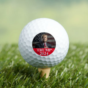 Donald Trump Foto - Präsident genug sagte Golfball