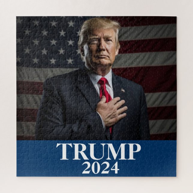 Donald Trump Foto - Trump 2024 Behalte Amerika gro (Vertikal)