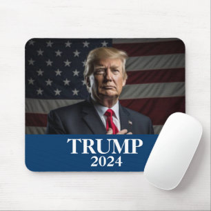 Donald Trump Foto - Trump 2024 Behalte Amerika gro Mousepad