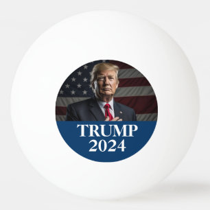 Donald Trump Foto - Trump 2024 Behalte Amerika gro Tischtennisball