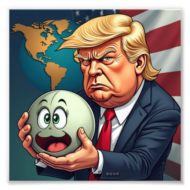 Donald Trump Fotodruck (Vorne)