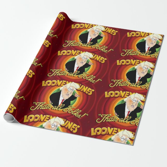 Donald Trump Funny Anti Trump Dump Trump Spaß Geschenkpapier (Ungerollt)