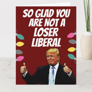 DONALD TRUMP FUNNY GROS CARTES DE NOËL CARTE