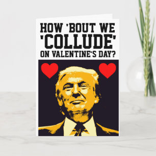 DONALD TRUMP FUNNY VALENTINE'S DAY GREETING CARDS KARTE